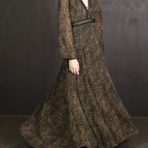 Leopard Print Maxi Dress